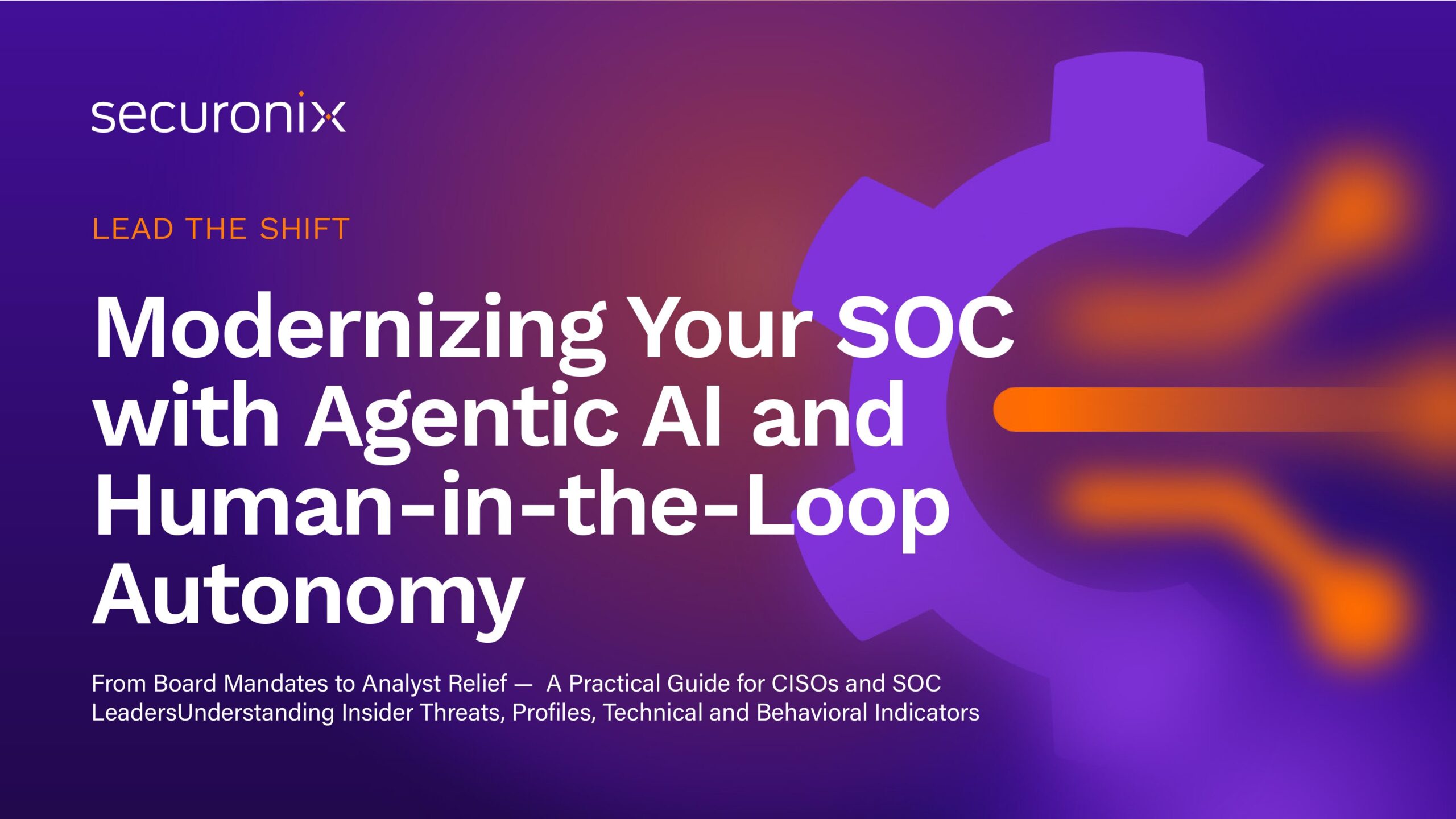 Lead the Shift: Modernizing Your SOC with Agentic AI and Human-in-the-Loop Auton